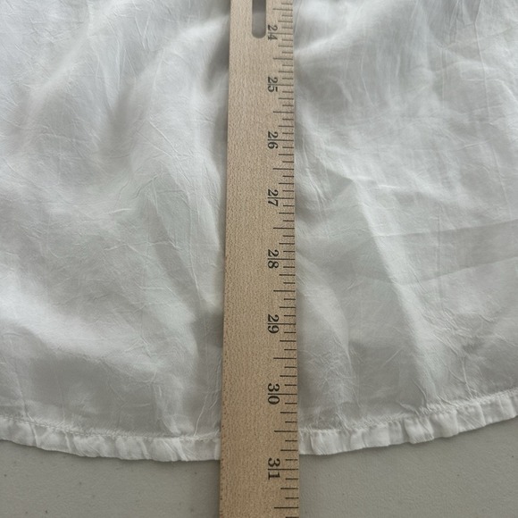 Johnny Was Tunic Blouse Medium White Sheer Eyelet Boho Coverup Western Cottage - Picture 10 of 10